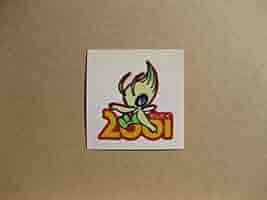 【中古品】金枠　デコキャラシール　ポケモンシール カートリッジ型ケース付きシール 金 ｜【公式】ポケモンセンター